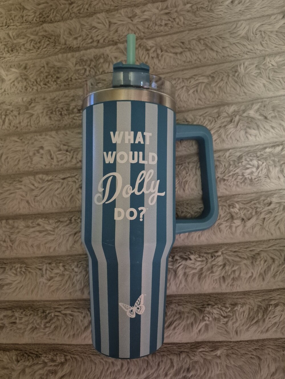 Dolly Parton What Would Dolly Do? 40oz Tumbler With Straw
